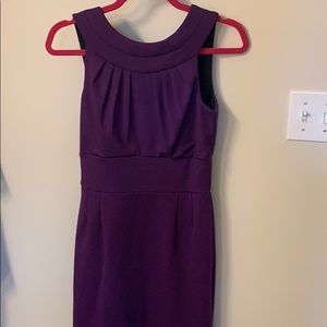 Purple ponte dress